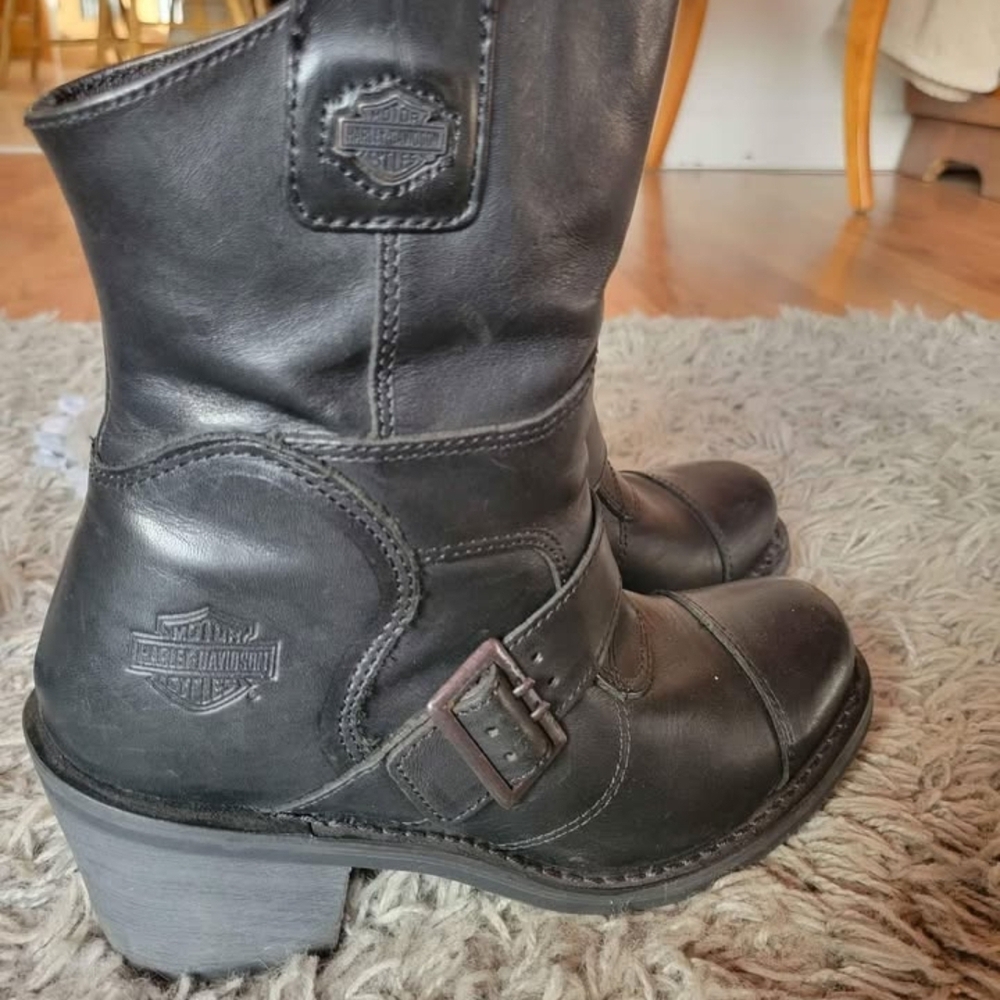 Harley-Davidson Women's Black Moto Boots